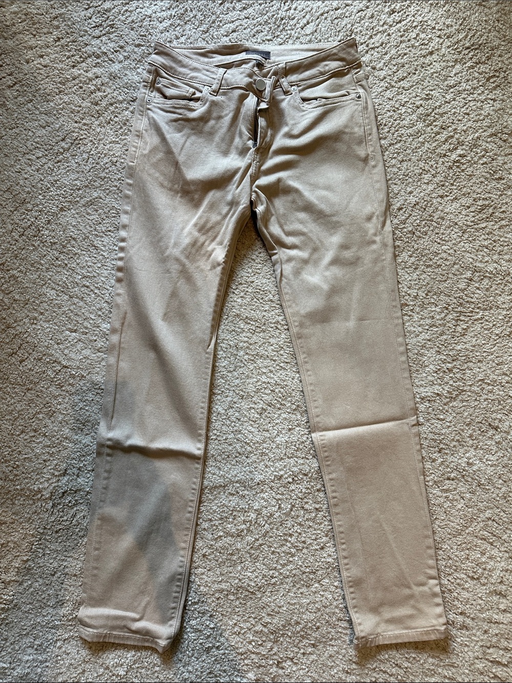 DL1961 Men's Slim Straight Jeans in Beige